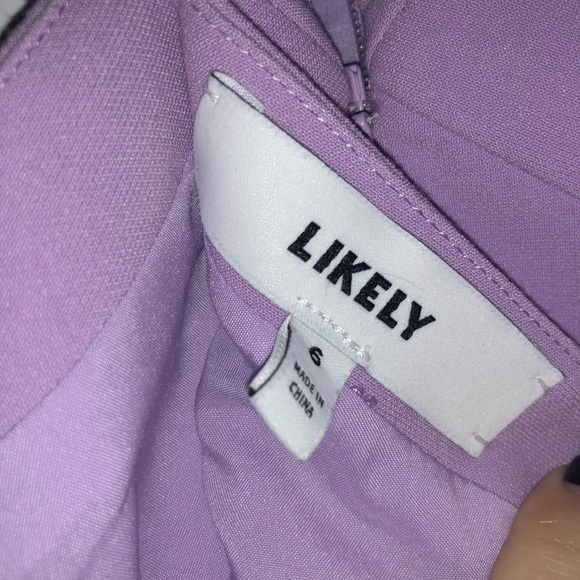 Lavender / Lilac Purple Cocktail Dress From Likely - Picture 5 of 5